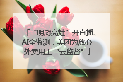 “明厨亮灶”开直播、AI全监测，美团为放心外卖用上“云监督”