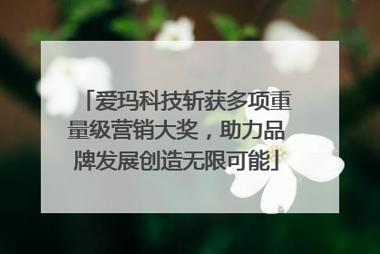 爱玛科技斩获多项重量级营销大奖，助力品牌发展创造无限可能