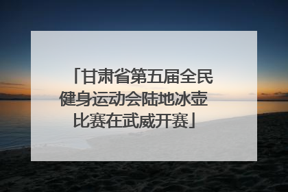 甘肃省第五届全民健身运动会陆地冰壶比赛在武威开赛