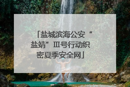 盐城滨海公安“盐靖”Ⅲ号行动织密夏季安全网