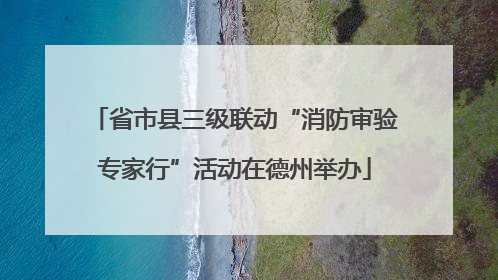 省市县三级联动“消防审验专家行”活动在德州举办