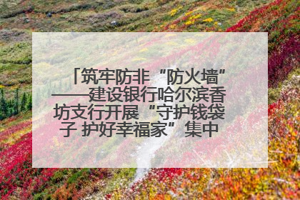 筑牢防非“防火墙”——建设银行哈尔滨香坊支行开展“守护钱袋子 护好幸福家”集中宣传日活动