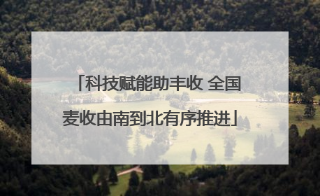 科技赋能助丰收 全国麦收由南到北有序推进