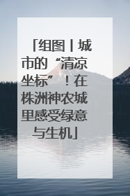 组图丨城市的“清凉坐标”！在株洲神农城里感受绿意与生机