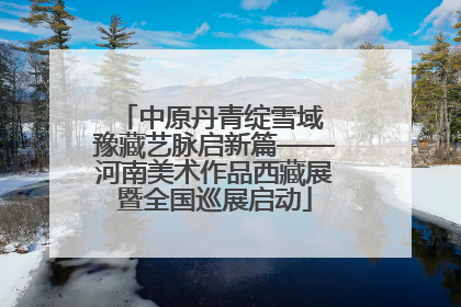 中原丹青绽雪域 豫藏艺脉启新篇——河南美术作品西藏展暨全国巡展启动