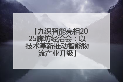 九识智能亮相2025廊坊经洽会：以技术革新推动智能物流产业升级