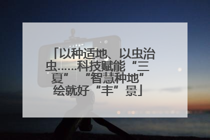 以种适地、以虫治虫……科技赋能“三夏” “智慧种地”绘就好“丰”景