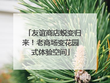 友谊商店蜕变归来！老商场变花园式体验空间