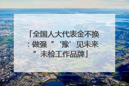全国人大代表金不换：做强“‘豫’见未来”未检工作品牌