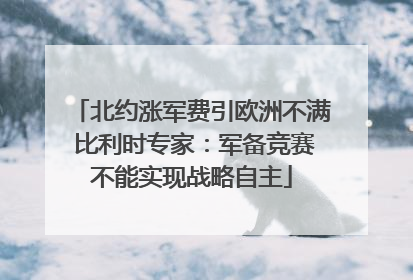 北约涨军费引欧洲不满 比利时专家：军备竞赛不能实现战略自主
