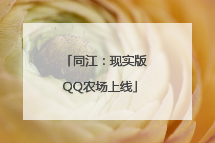 同江：现实版QQ农场上线