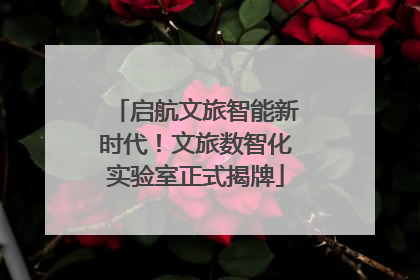 启航文旅智能新时代！文旅数智化实验室正式揭牌