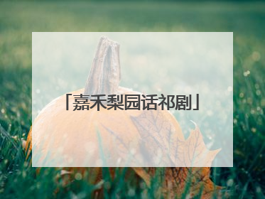 嘉禾梨园话祁剧