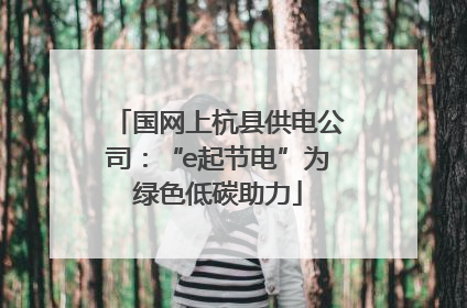 国网上杭县供电公司：“e起节电”为绿色低碳助力