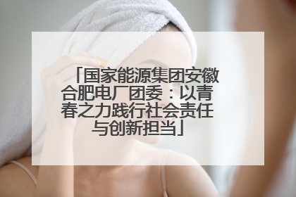 国家能源集团安徽合肥电厂团委：以青春之力践行社会责任与创新担当