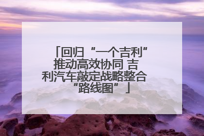 回归“一个吉利” 推动高效协同 吉利汽车敲定战略整合“路线图”