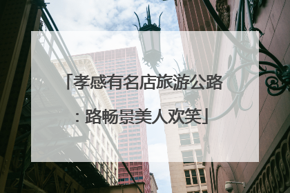 孝感有名店旅游公路：路畅景美人欢笑