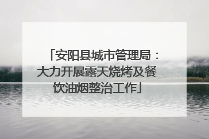 安阳县城市管理局：大力开展露天烧烤及餐饮油烟整治工作