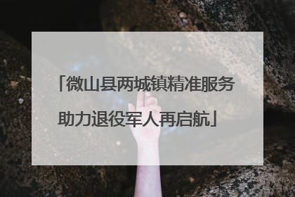 微山县两城镇精准服务助力退役军人再启航