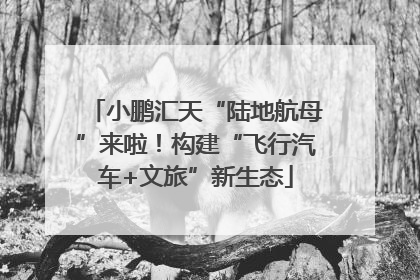 小鹏汇天“陆地航母”来啦！构建“飞行汽车+文旅”新生态