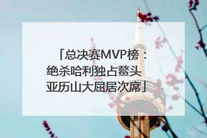 总决赛MVP榜：绝杀哈利独占鳌头 亚历山大屈居次席