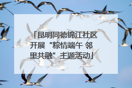 昆明同德锦江社区开展“粽情端午 邻里共融”主题活动