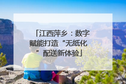 江西萍乡：数字赋能打造“无纸化”配送新体验