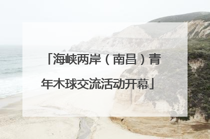 海峡两岸（南昌）青年木球交流活动开幕