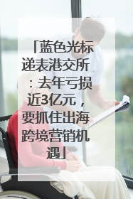 蓝色光标递表港交所：去年亏损近3亿元，要抓住出海跨境营销机遇
