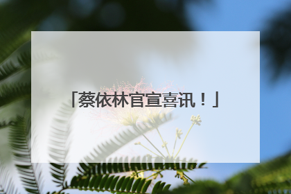 蔡依林官宣喜讯！