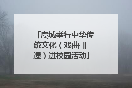 虞城举行中华传统文化（戏曲·非遗）进校园活动