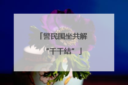 警民围坐共解“千千结”