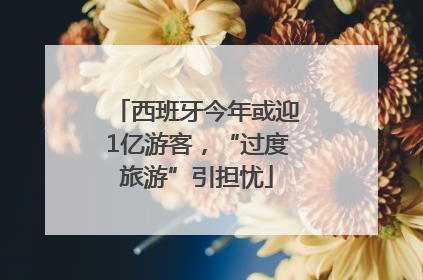 西班牙今年或迎1亿游客，“过度旅游”引担忧