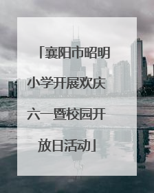 襄阳市昭明小学开展欢庆六一暨校园开放日活动