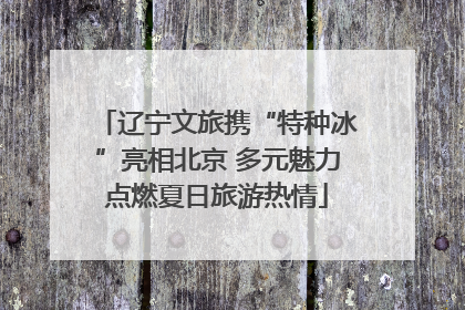 辽宁文旅携“特种冰”亮相北京 多元魅力点燃夏日旅游热情