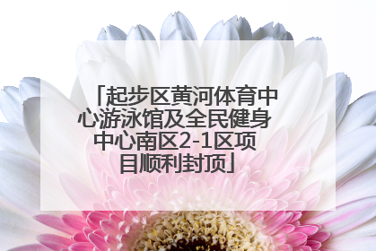 起步区黄河体育中心游泳馆及全民健身中心南区2-1区项目顺利封顶