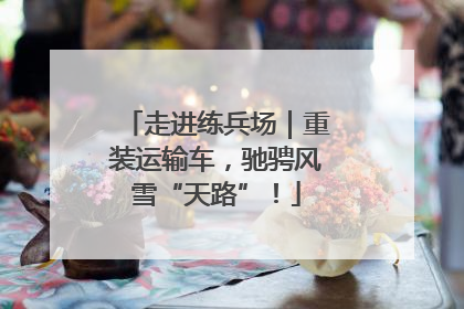 走进练兵场｜重装运输车，驰骋风雪“天路”！