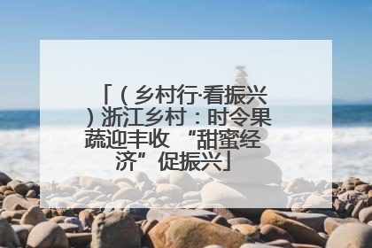 （乡村行·看振兴）浙江乡村：时令果蔬迎丰收 “甜蜜经济”促振兴
