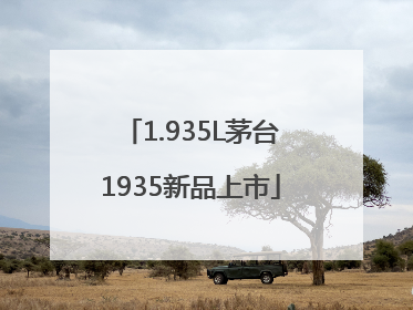1.935L茅台1935新品上市