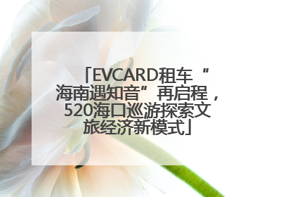 EVCARD租车“海南遇知音”再启程，520海口巡游探索文旅经济新模式